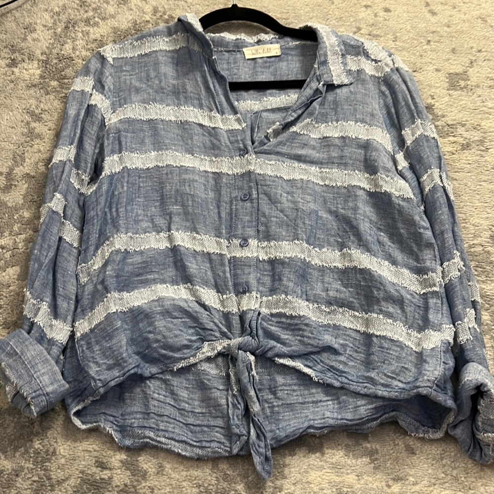 Bella Dahl linen blouse